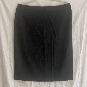 New with tags Ann Taylor Size 12 Wool Rayon Blend Black Knit Pencil Skirt